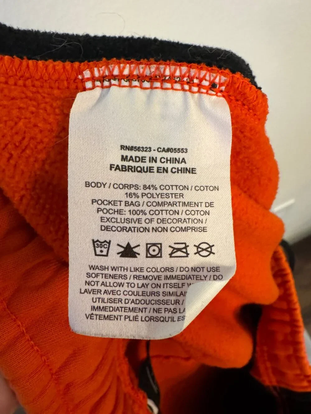 RARE Nike Sportswear Air Fire Water Earth Orange Graphic Jogger Pants Men’s L